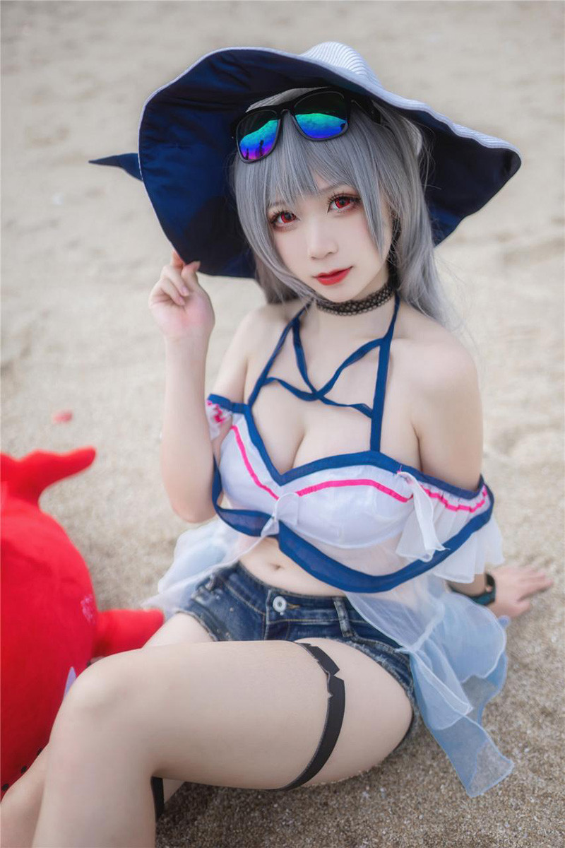 [Cosplay]樱落酱w斯卡蒂泳装[21P/188MB]